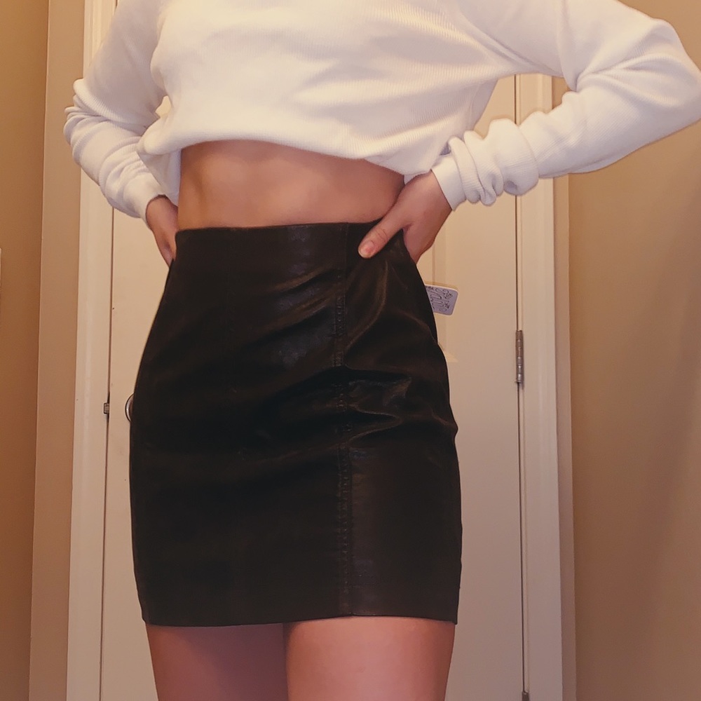 NEVER WORN Free People Mini Skirt (never worn)
